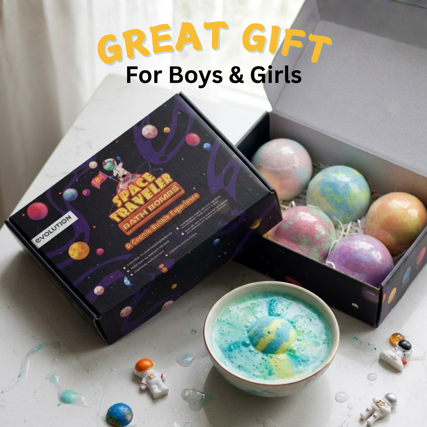 6pc Space Bath Bombs