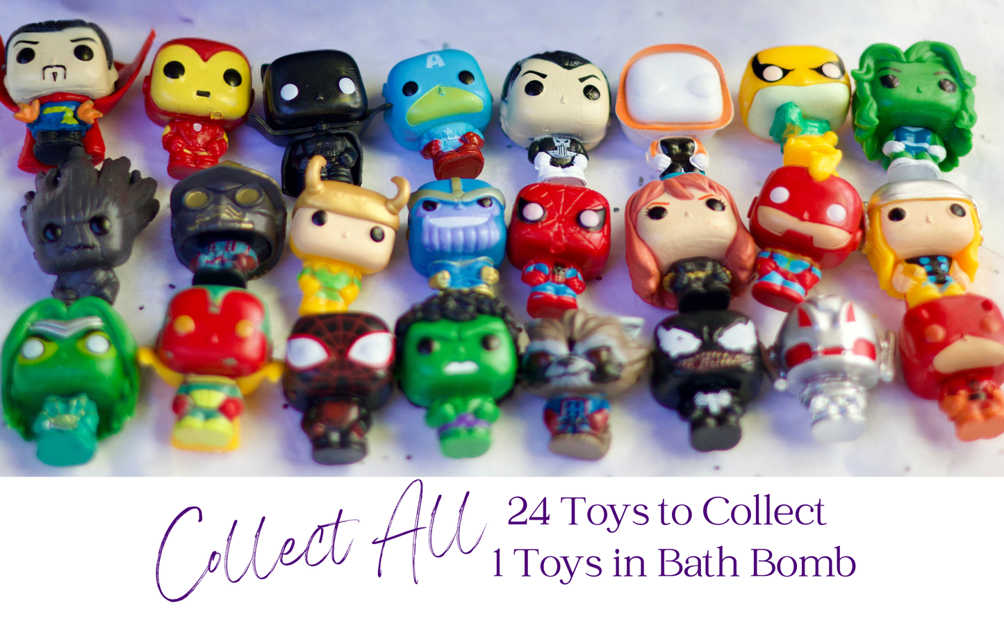 1 Space & 2 Superhero Single Bath Bombs Bundle