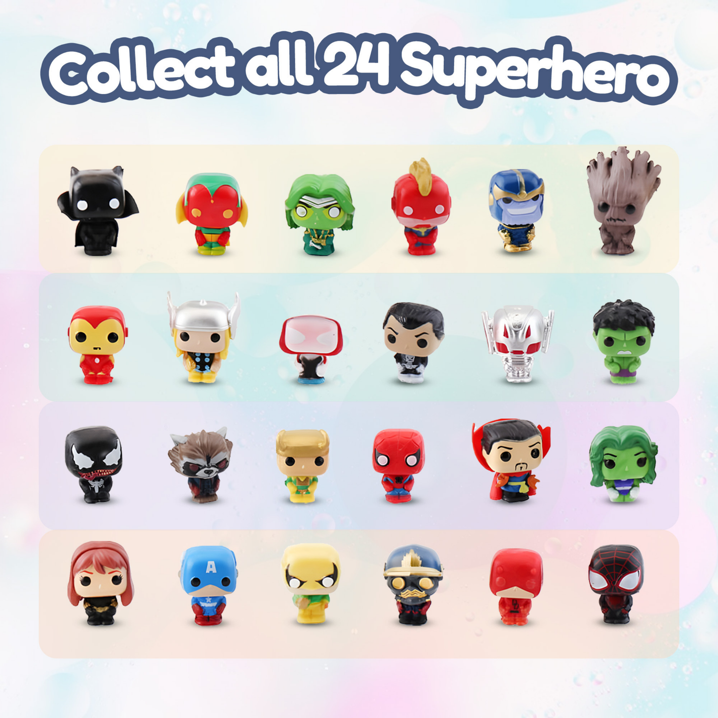 1 Space & 2 Superhero Single Bath Bombs Bundle