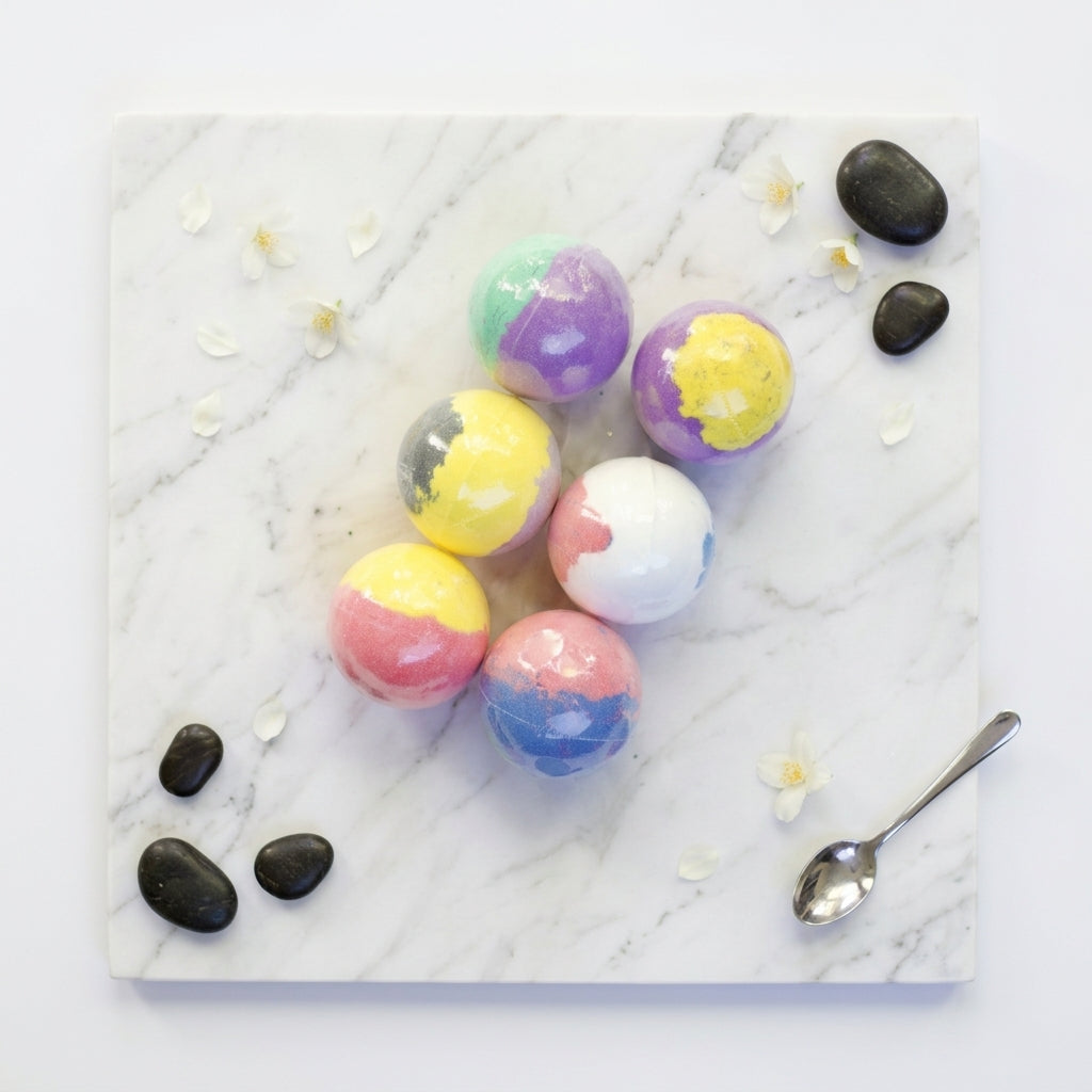 6pc Epic Superhero Bath Bombs - Black