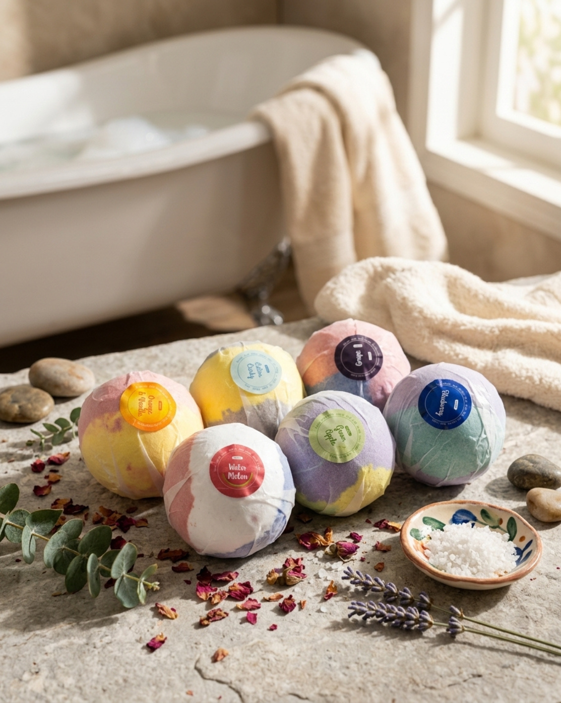 6pc Epic Superhero Bath Bombs - Black