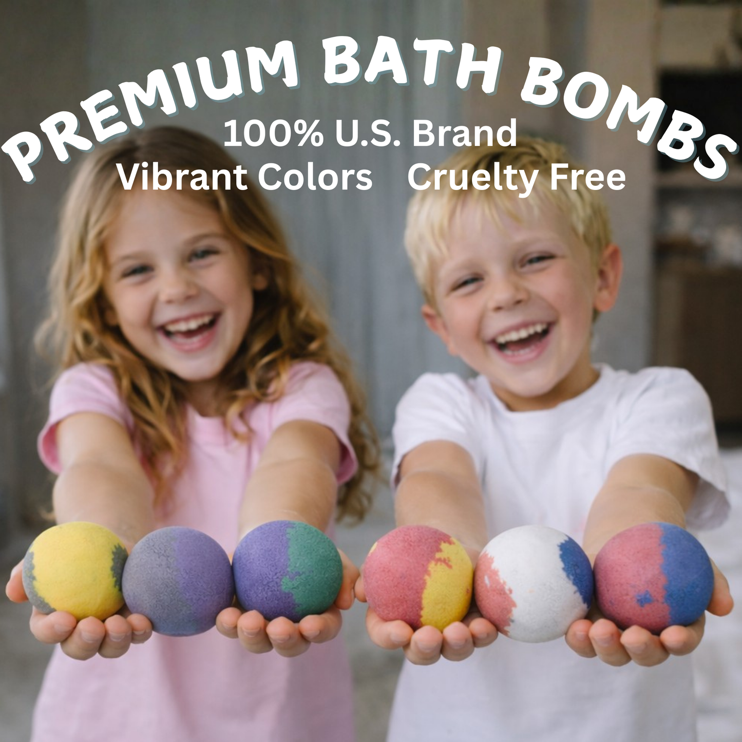 EvolutionUSA 6pc Epic Superhero Bath Bombs for Kids