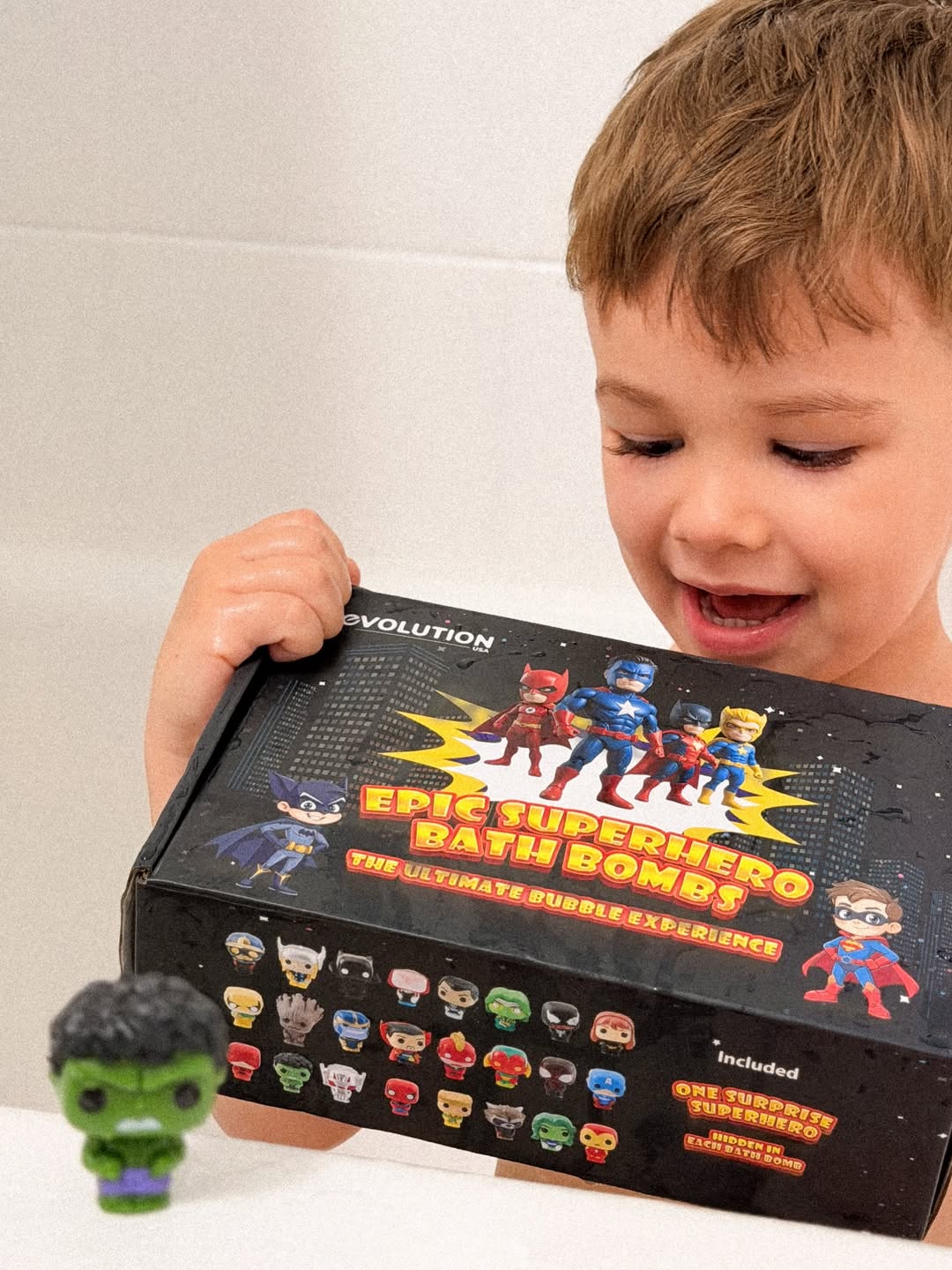 6pc Epic Superhero Bath Bombs - Black