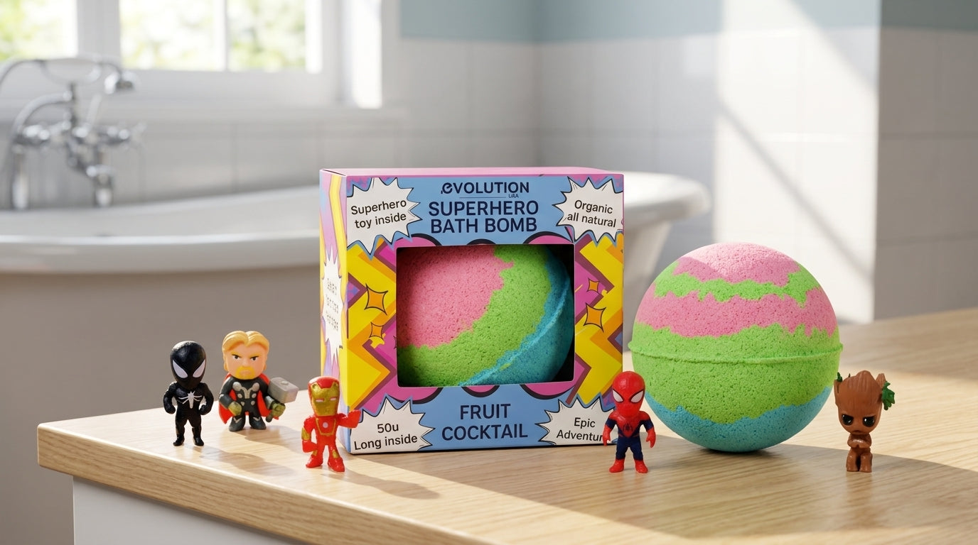 1pc Epic Superhero Bath Bomb - Green