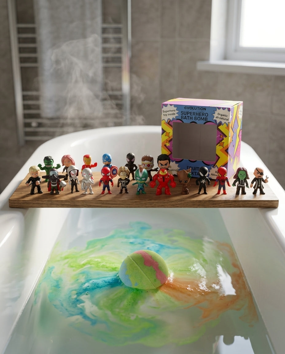 1pc Epic Superhero Bath Bomb - Green