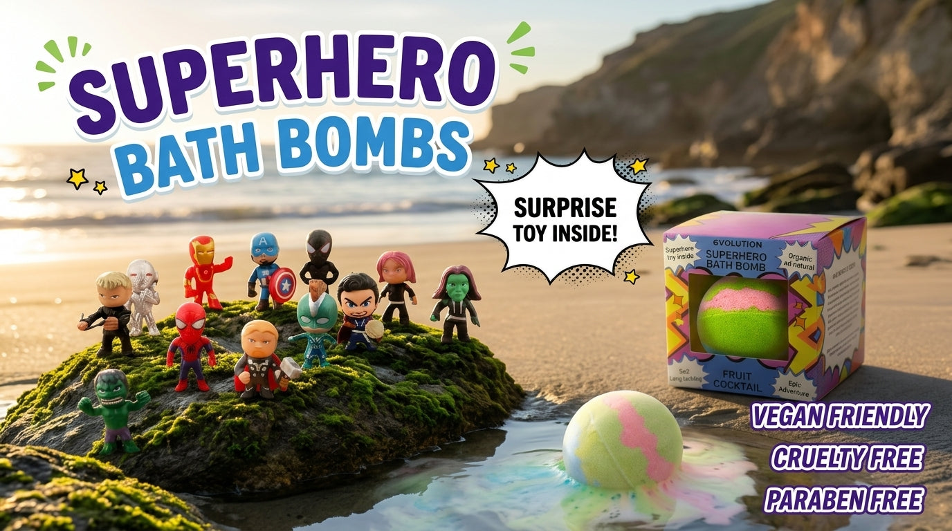 1pc Epic Superhero Bath Bomb - Green