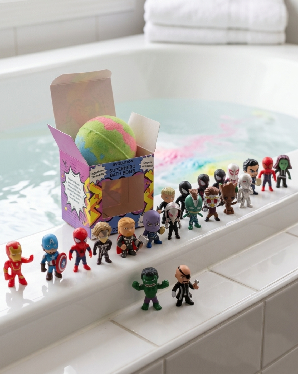 1pc Epic Superhero Bath Bomb - Green