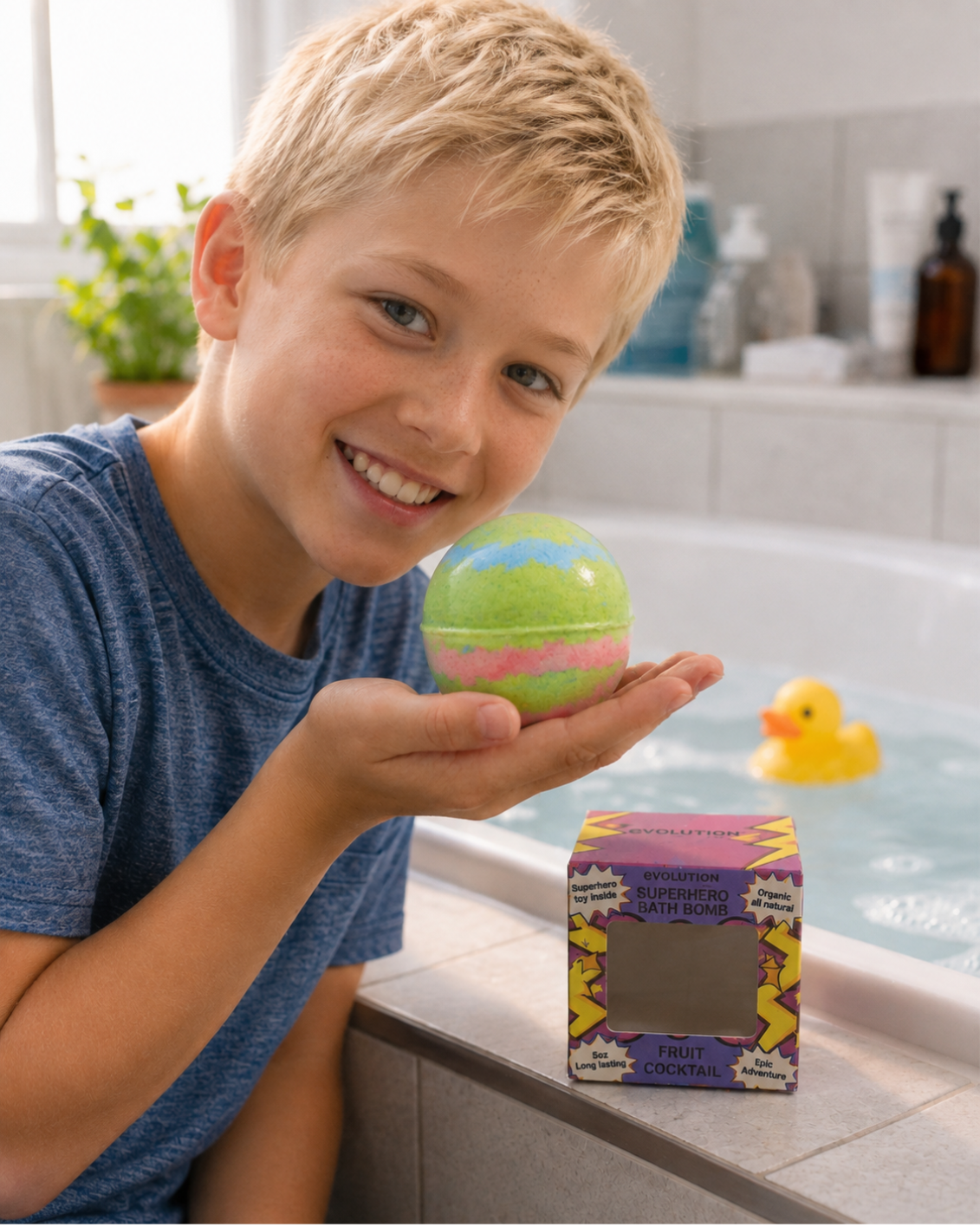 1pc Epic Superhero Bath Bomb - Green