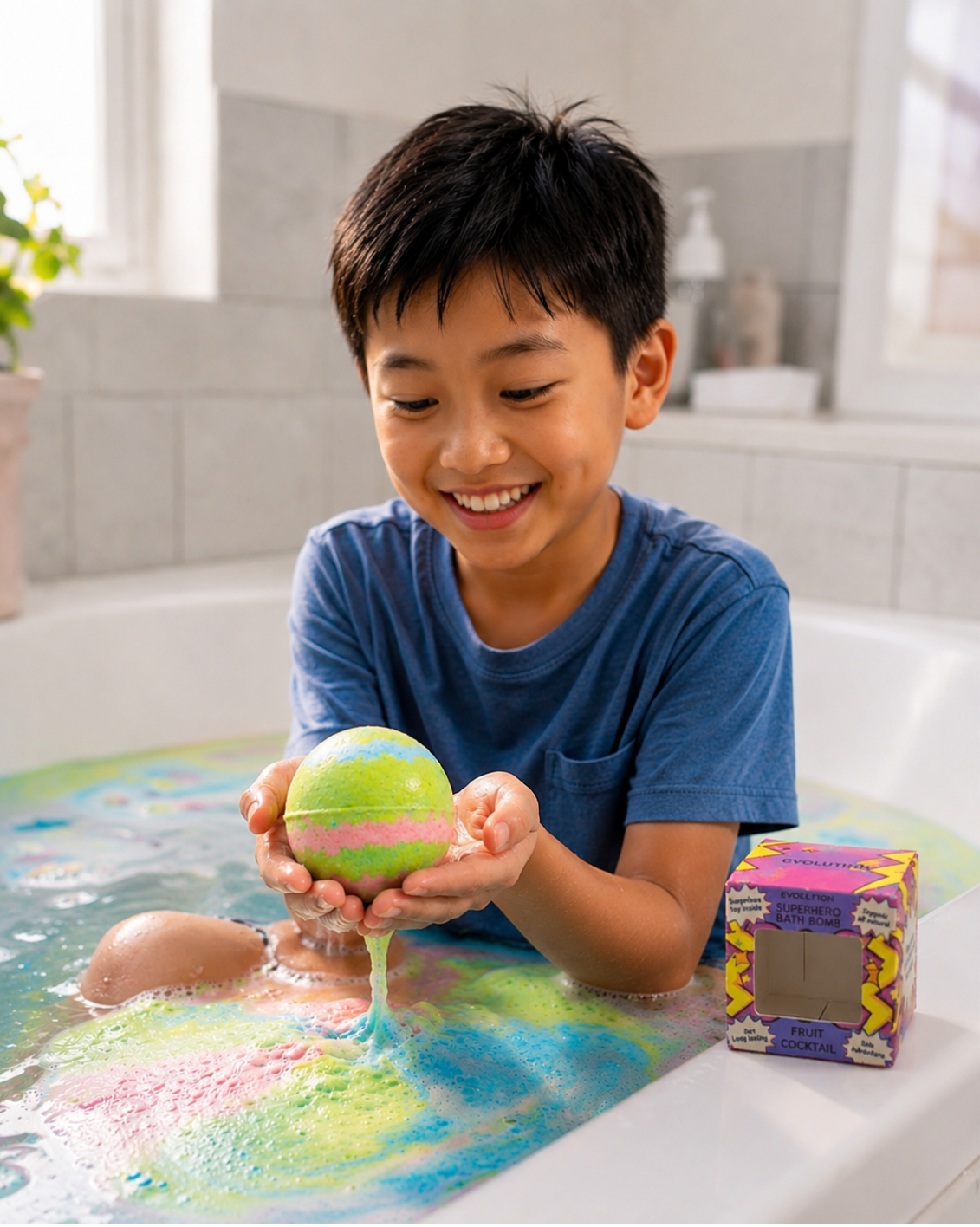 1pc Epic Superhero Bath Bomb - Green