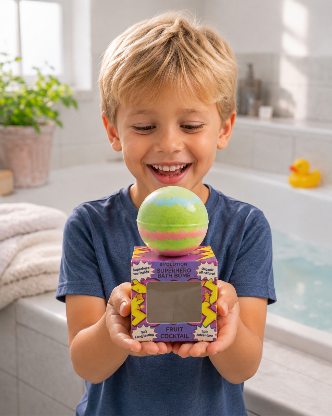 1pc Epic Superhero Bath Bomb - Green
