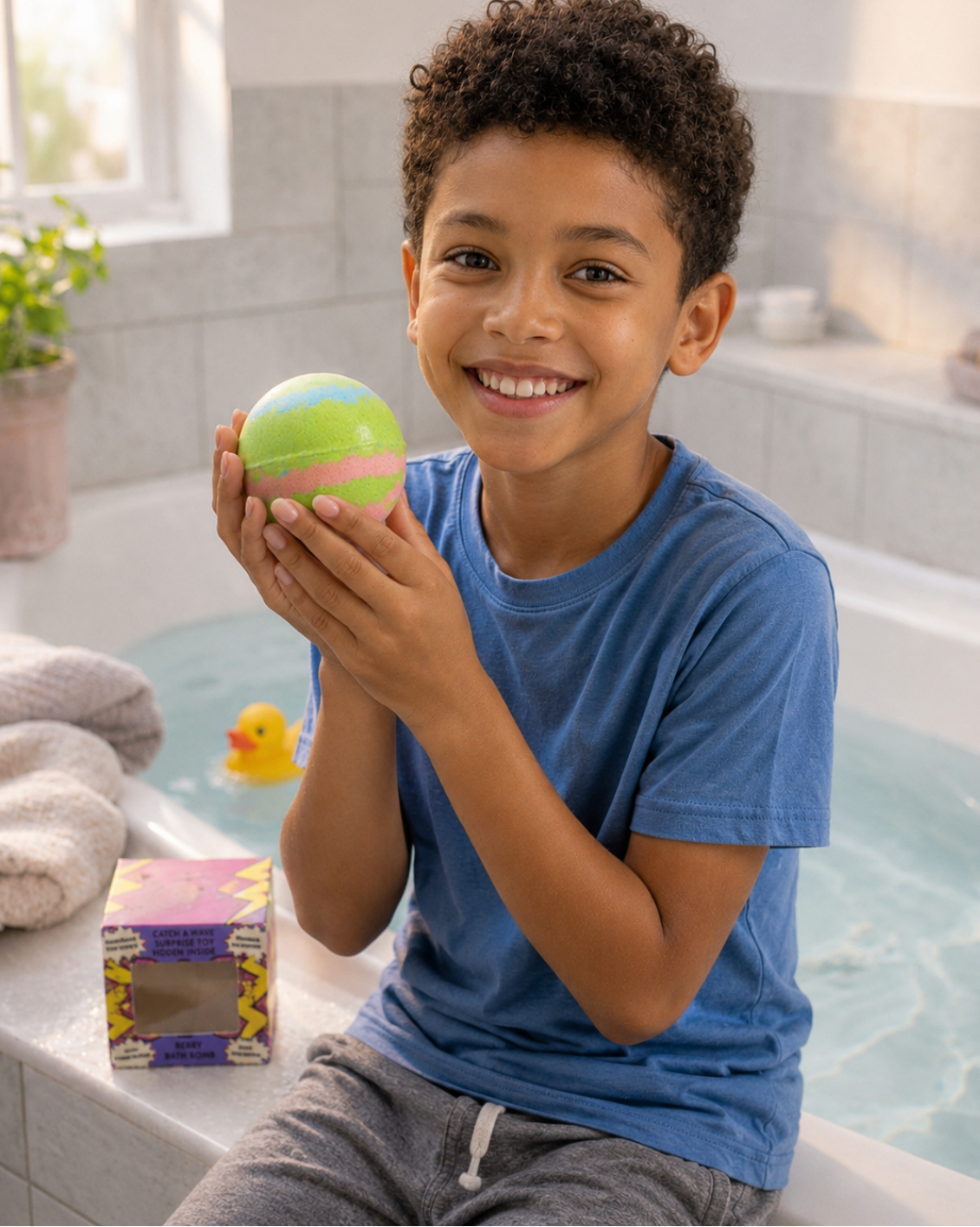 1pc Epic Superhero Bath Bomb - Green