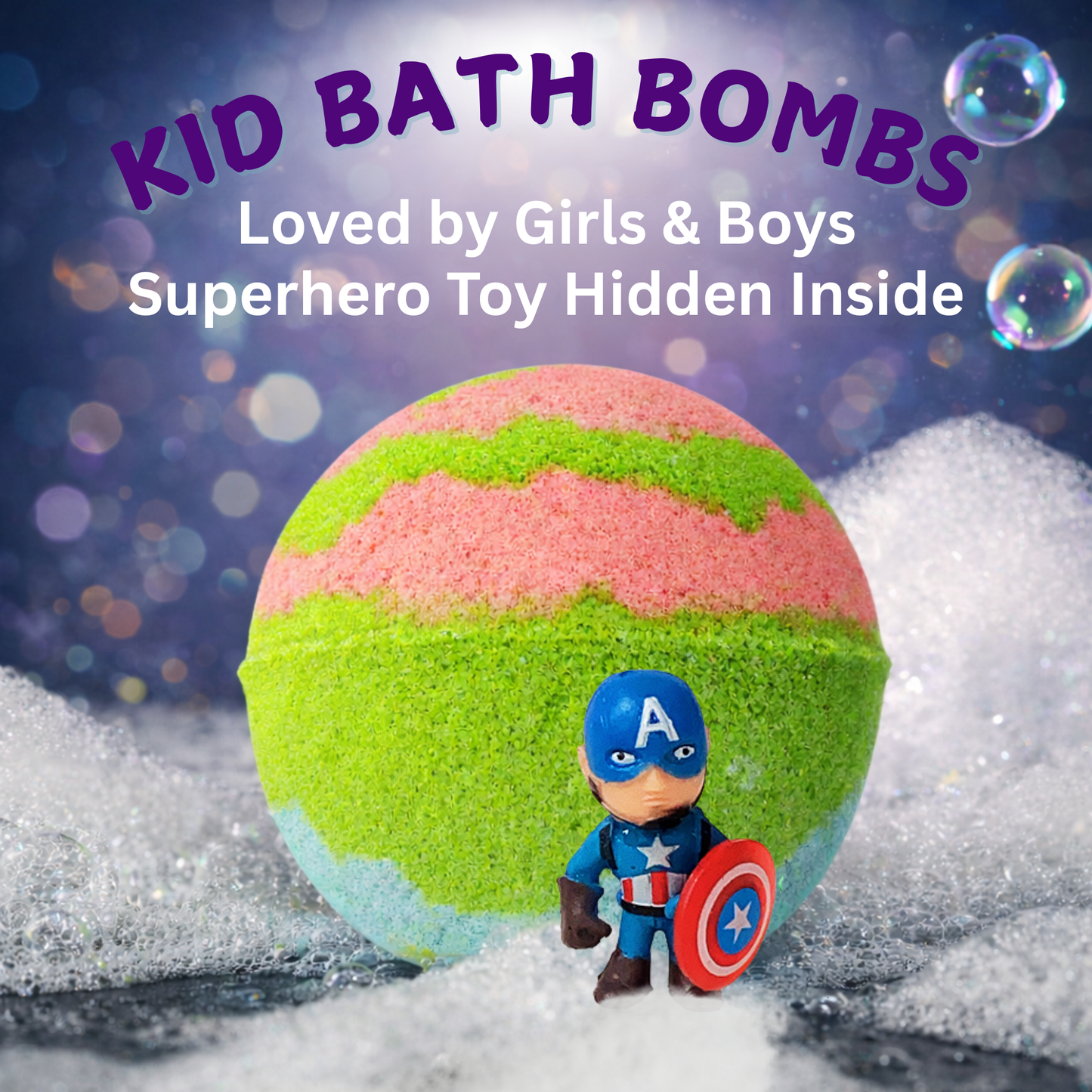 6pc & 1pc Epic Superhero Bundle - purple