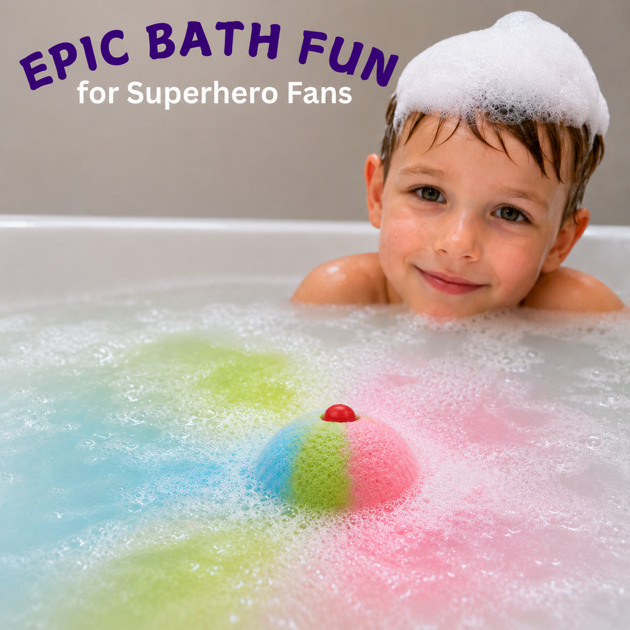 1pc Epic Superhero Bath Bomb - Green