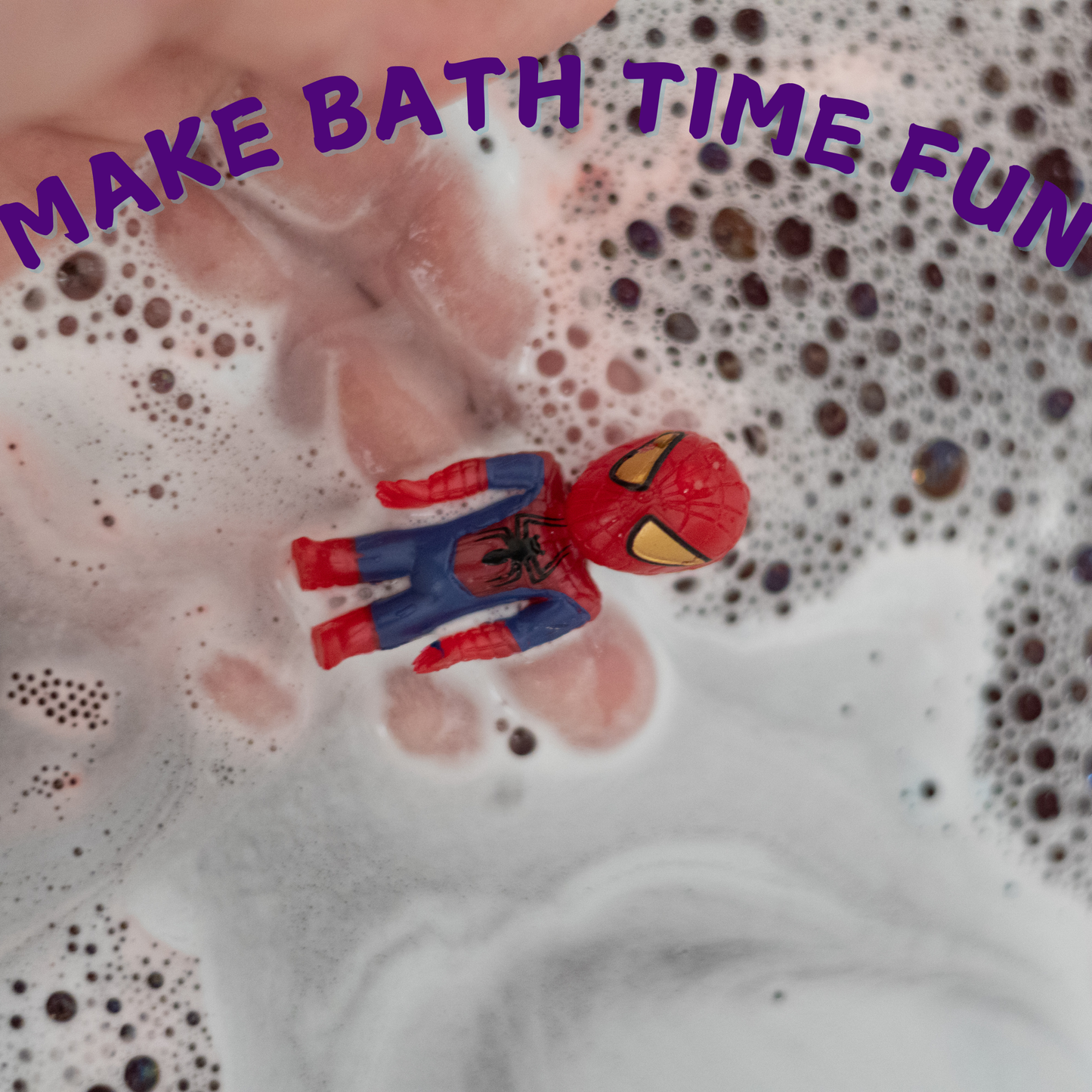 EvolutionUSA 1pc Epic Superhero Bath Bombs for Kids – Super Hero Bath Bomb with Toy Inside, Lush Children Bathbomb Easter, Organic Bathbomb with Surprise Inside, Fun Superhero Bath Fizzer Valentines