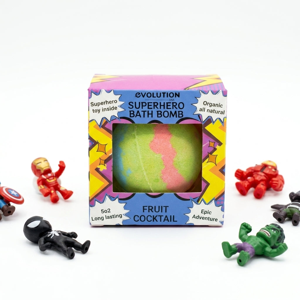 1pc Epic Superhero Bath Bomb - Green
