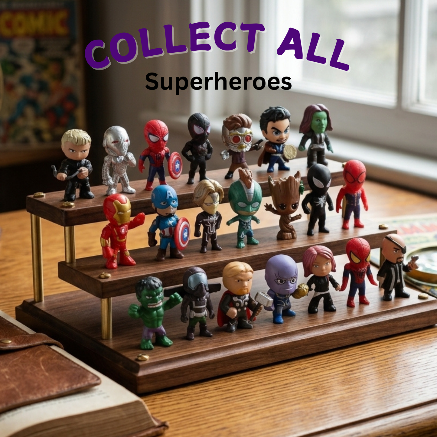 6pc Epic Superhero Bath Bombs - Purple