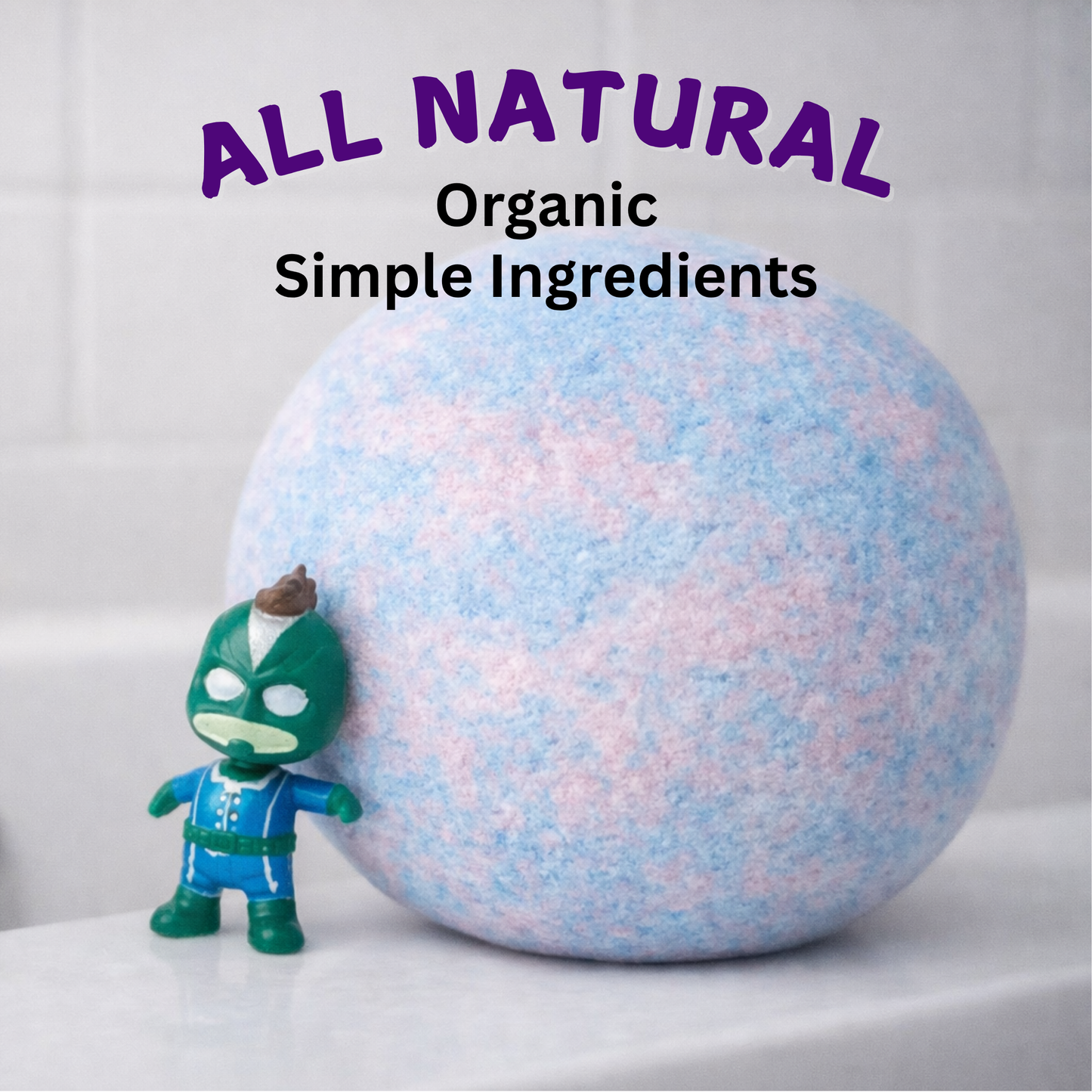 6pc Epic Superhero Bath Bombs - Purple