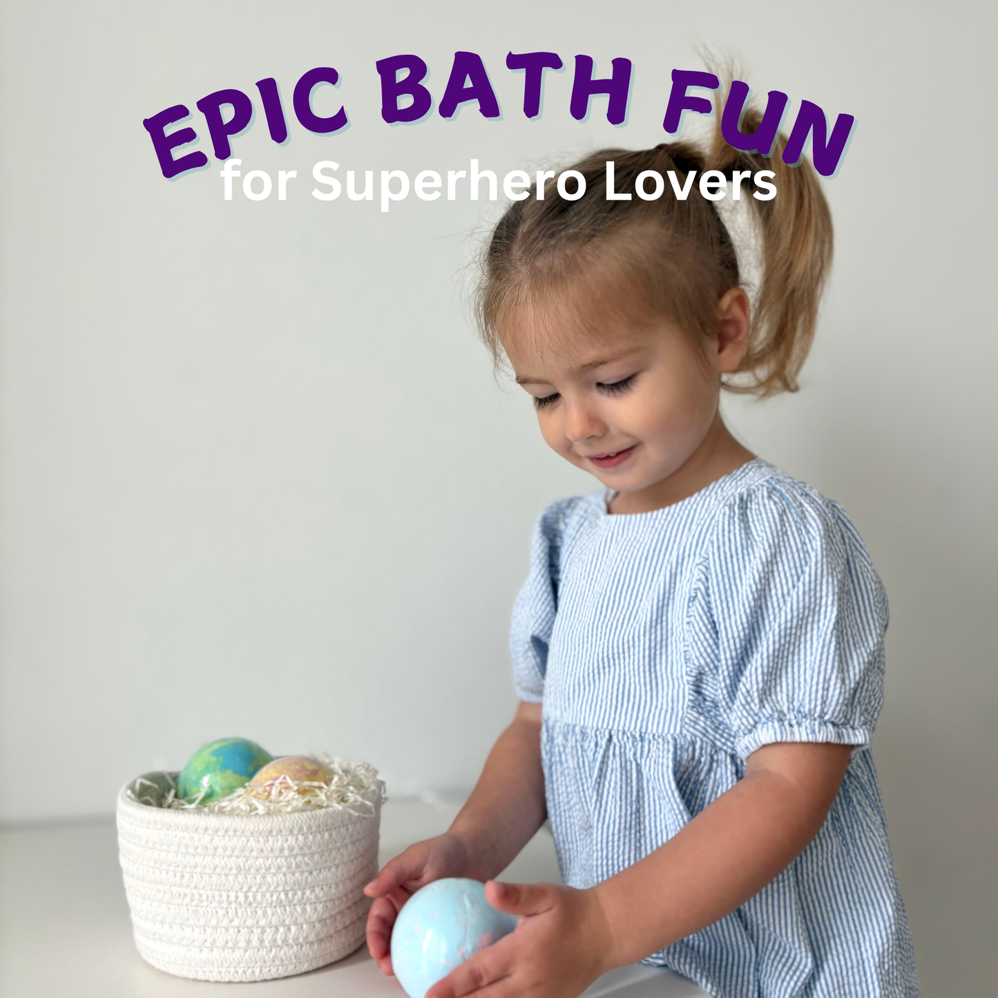 EvolutionUSA 6pc Epic Superhero Bath Bombs for Kids