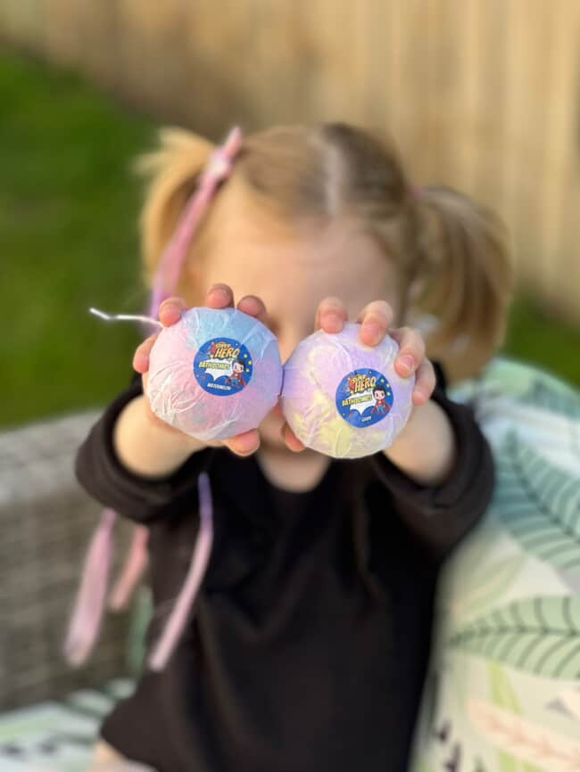 EvolutionUSA 6pc Epic Superhero Bath Bombs for Kids