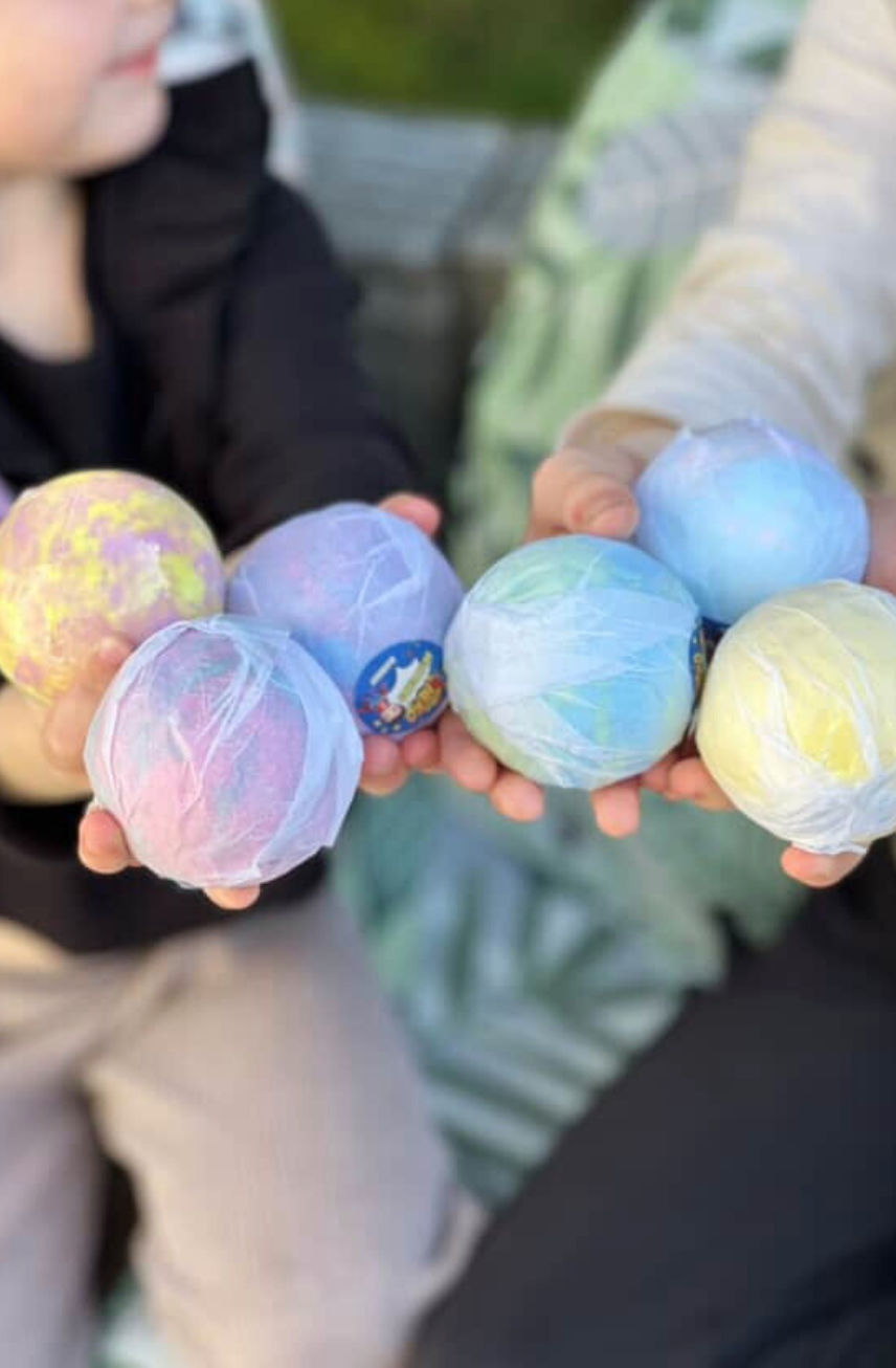 EvolutionUSA 6pc Epic Superhero Bath Bombs for Kids