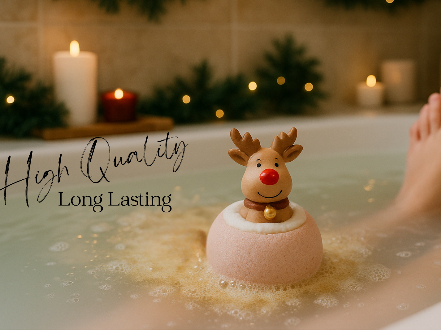 EvolutionUSA - 12pc Christmas Bath Bombs for Kids