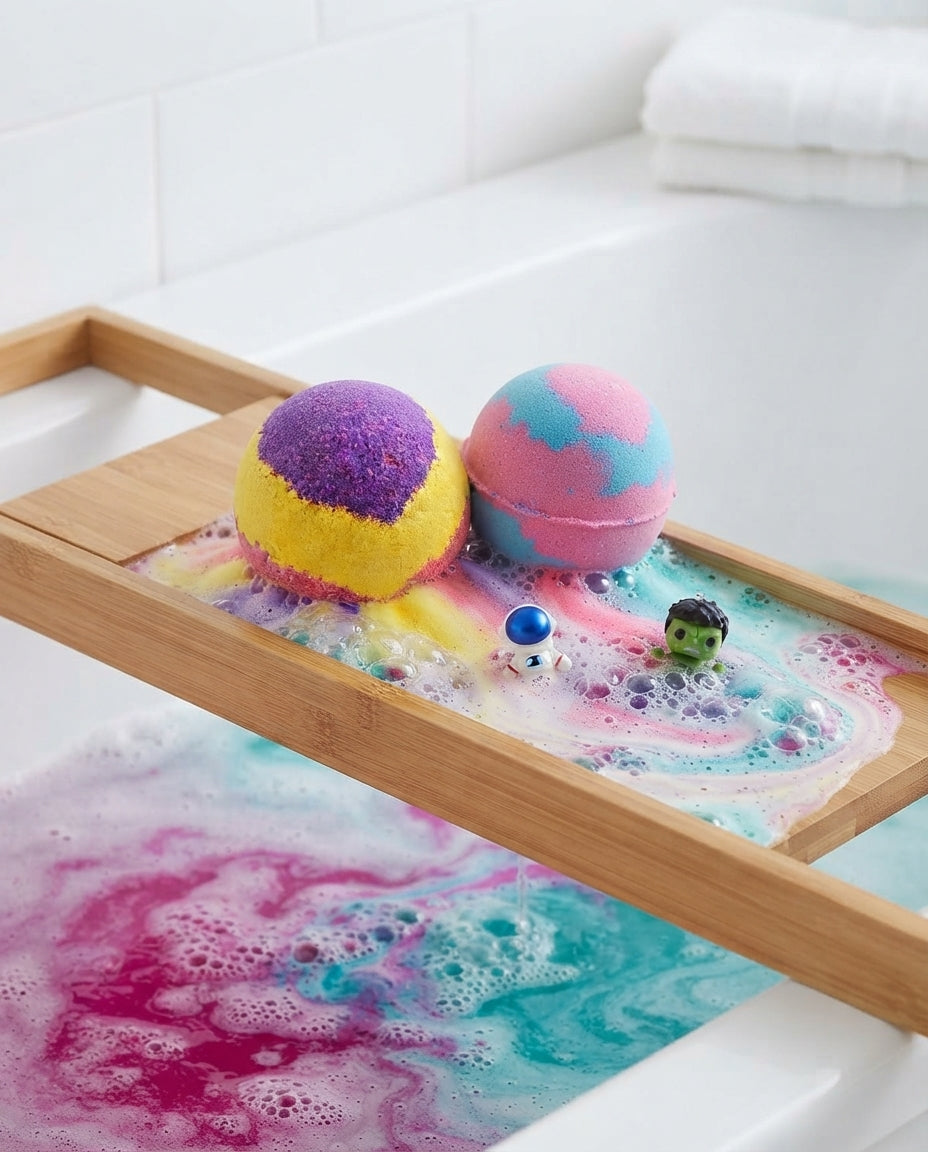 1pc Epic Superhero Bath Bomb - Red